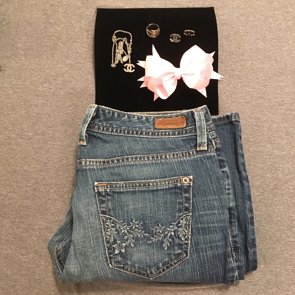Eddie Bauer designer Denim S 8 with fem detail